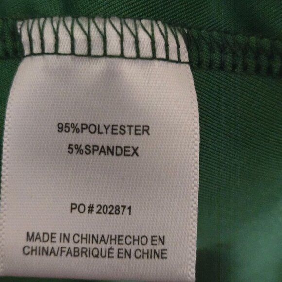 Modcloth NWT A Victorian Drama Green Striped Velvet Wrap Midi Dress Size XL - Picture 12 of 12